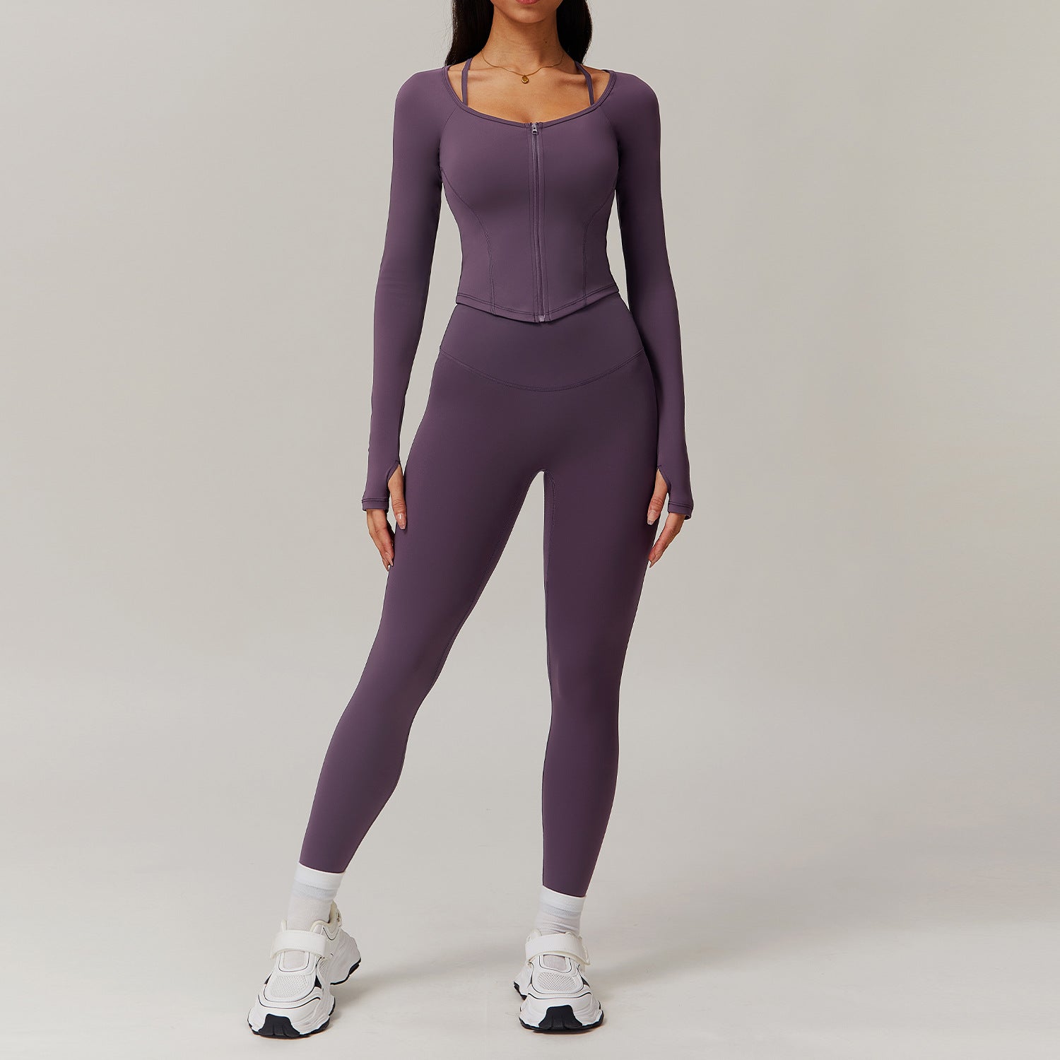 Quick-drying long sleeve yoga suit 9139