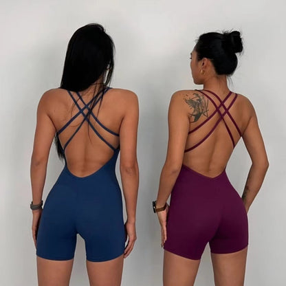 Hip lift one-piece yoga short Quick dry tight running shorts in 9 colors