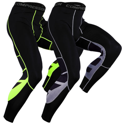 Stitched breathable mesh pants Men's sports casual pants Small foot quick dry fitness pants 2 colors
