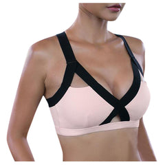 Sexy sports bra underwear women summer new cross elastic yoga movement