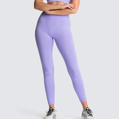 Seamless pure color breathable quick dry high-waisted Peach Butt lift Tight stretch butt lift yoga pants for women 13 colors