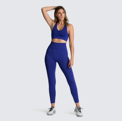 Workout Clothes Seamless Sports Bra Yoga Leggings 2 Piece Set