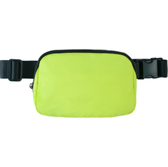 Outdoor running lulu style of cross-body chest bag waterproof sports Fanny pack 14 colors MOQ:30PCS