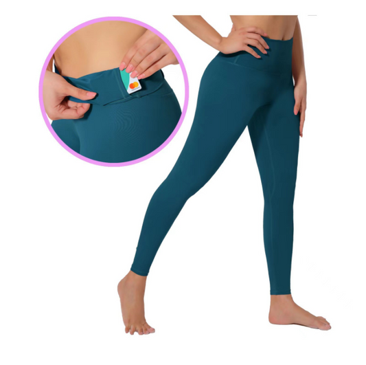 High Waist buttock Lifting nude feeling Yoga pants women solid color quick dry