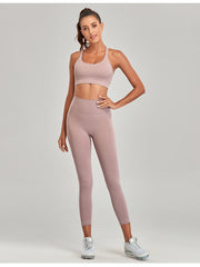 Female fast dry clothes sexy professional spring and summer running gym sports suit