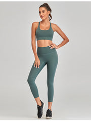 Female fast dry clothes sexy professional spring and summer running gym sports suit