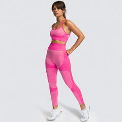 Quick Dry Yoga Vest Set Professional Sports Running Seamless Fitness Bra Set for Women