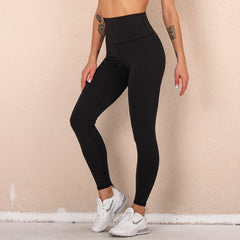New pure color running yoga pants fitness pants popular trend 7colors