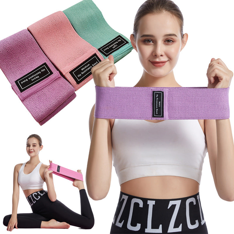 Yoga resistance belt Stretch belt fitness ring Stretch ring lean leg lift lift open back squat MOQ:10PCS
