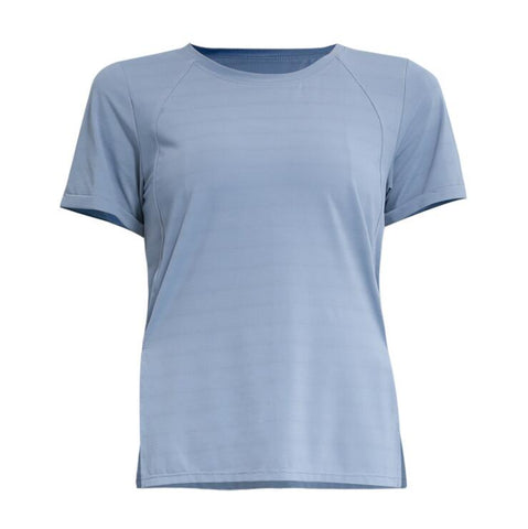 Loose blazer fitness wear running blouse mesh breathable short sleeve T-shirt women's summer yoga wear