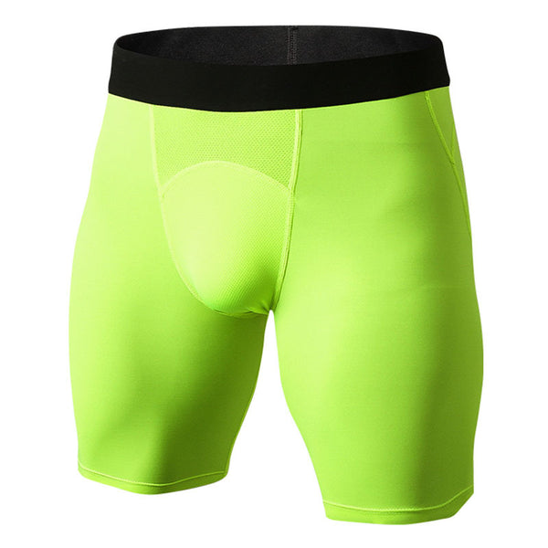 Men's PRO Tight Mesh splicing Quick Drying Stretch Shorts 7 color 1044