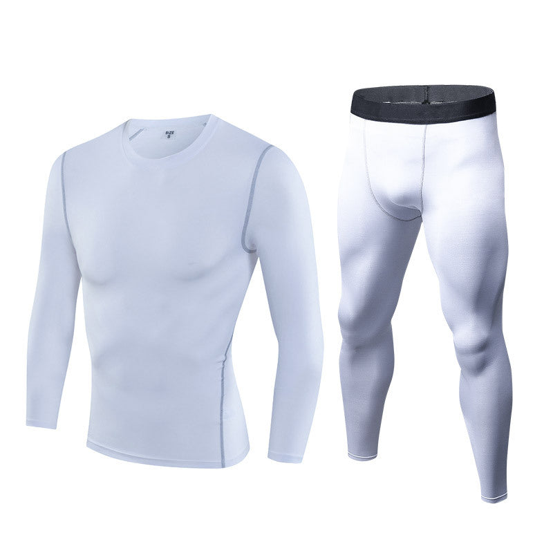 PRO Sports Fitness Set Perspiration Quick Dry Long sleeve + pants 1019+1020 6color