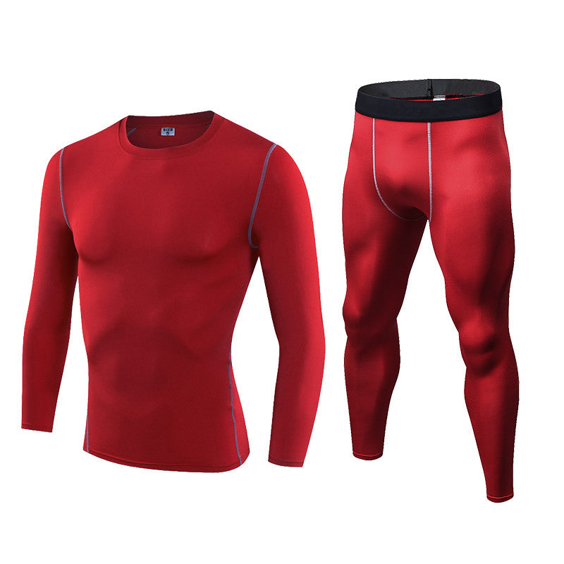 PRO Sports Fitness Set Perspiration Quick Dry Long sleeve + pants 1019+1020 6color