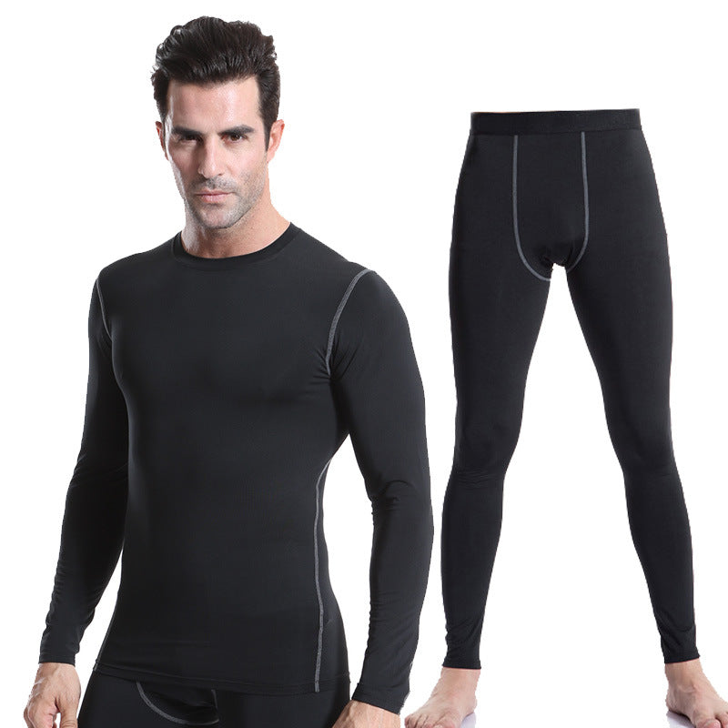 PRO Sports Fitness Set Perspiration Quick Dry Long sleeve + pants 1019+1020 6color