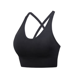 Plus size sports bra Vest breathable shock proof fitness yoga sports underwear 6colors