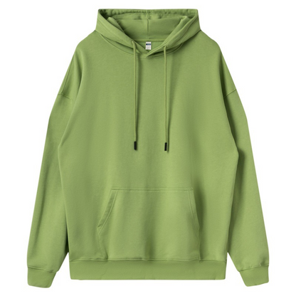 cotton unsex high quality solid color hoodies customized logo 9 colors