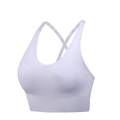 Plus size sports bra Vest breathable shock proof fitness yoga sports underwear 6colors