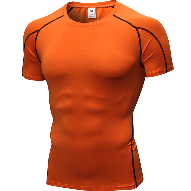 Men's PRO Bodysuit short sleeve Stretch Dry Suit 14 color 1053