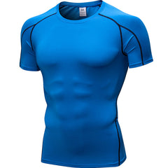 Men's PRO Bodysuit short sleeve Stretch Dry Suit 14 color 1053
