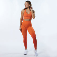 Gradient movement high waist pants Yoga suit suit seamless high intensity 5 colors