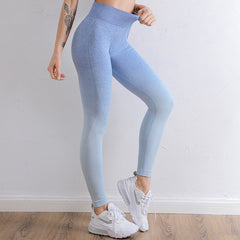 Taper tight height play yoga pants high waist hips slimming fitness pants 7colors