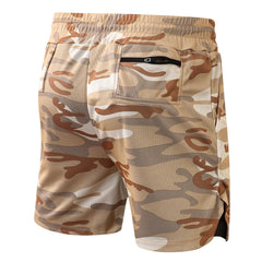 Men's camo Fast Drying Breathable fitness pants with towel button 5 color D13004
