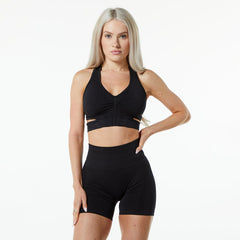 Shock proof running fitness bra high waist hip lift yoga shorts 5 colors