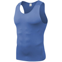 Sport PRO Men's Skintight Vest Fitness running Speed Dry vest clothing 12 color 1001