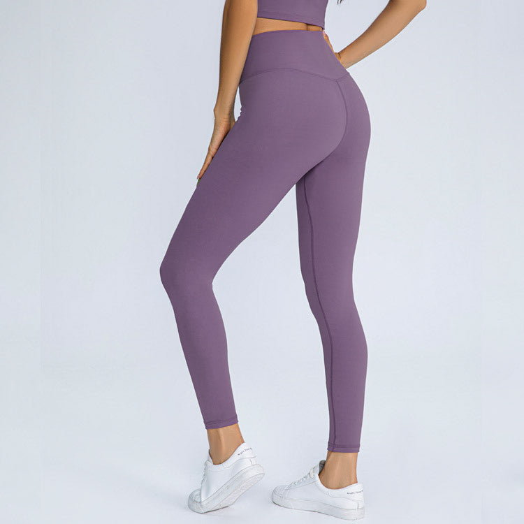 High hip stretch running yoga pants low waist leggings