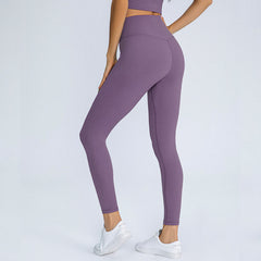 Lulu Shockproof sports bra vest+High hip stretch running yoga pants low waist leggings