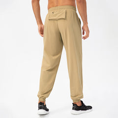 Casual elastic lace-up elastic pants 4 color 21327