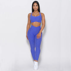 Cross Bra Hollowed Out Yoga Clothing Set of 6 colors