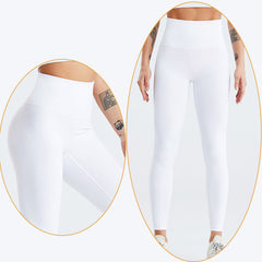 High-waisted hip-lifting skintight quick-dry running peach sports pants in 4 colors