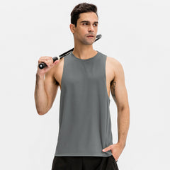 Men's loose sport vest sleeveless vest Breathable quick Dry Top 6 color 01107