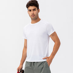 Quick dryer round neck T-shirt Breathable Fitness Sport short sleeve 6 color 21220
