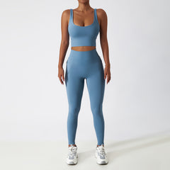 Quick dry Tight Yoga pants Pocket Lulu Nude Fitness suit 6 colors