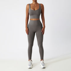 Quick dry Tight Yoga pants Pocket Lulu Nude Fitness suit 6 colors