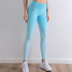Taper tight height play yoga pants high waist hips slimming fitness pants 7colors