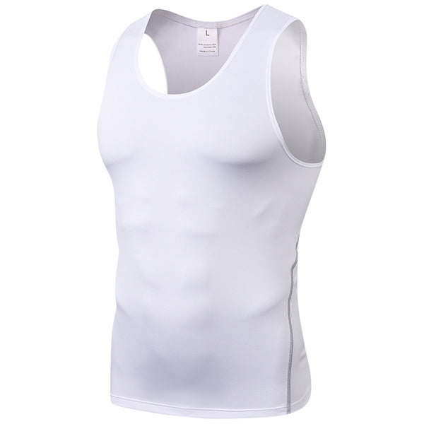Sport PRO Men's Skintight Vest Fitness running Speed Dry vest clothing 12 color 1001