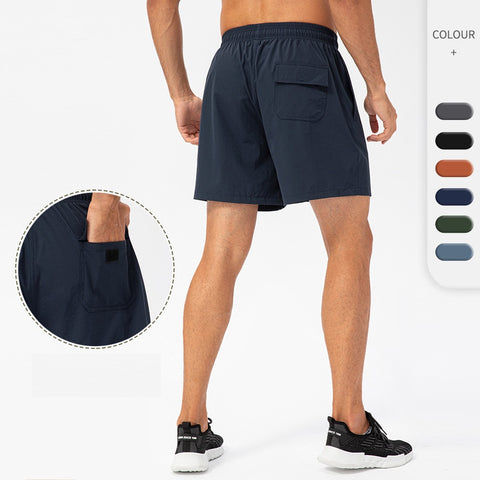 Loose quarters breathable lined with elastic quick dry shorts 6 color 21415