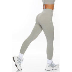 New seamless yoga suit female sports fitness high waist lift hip suit 6colors