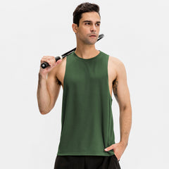 Men's loose sport vest sleeveless vest Breathable quick Dry Top 6 color 01107