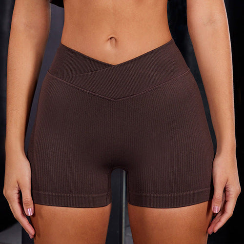 Seamless Yoga clothes set shorts beautiful body shorts long pants 5 colors