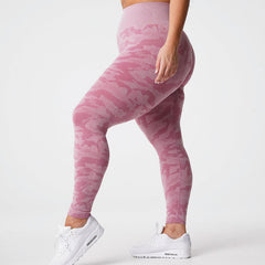 Camo Yoga Pants Female Stretch Fast Drying Breathable Yoga Pants 18 colors