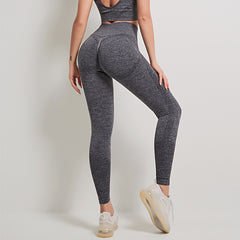 Seamless sports Yoga pants  high Waist Elastic buttock Lifting Leggings 8 colors