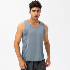 The men's sports vest is loose and loose, and the fitness clothes of 6 color 21112